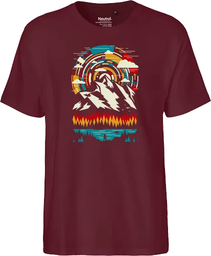 Outdoors Futuristic Mountains - Retro