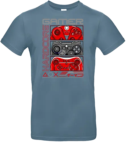 Hardcore gamer futuriste - Console Gaming - Standard T-Shirt