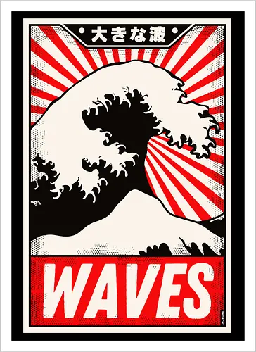 Retro Waves Vintage Poster