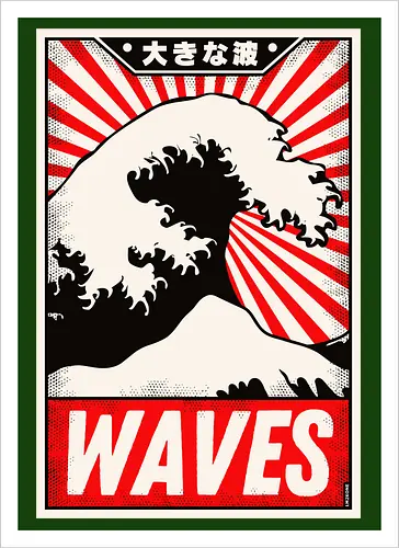 Retro Waves Vintage Poster