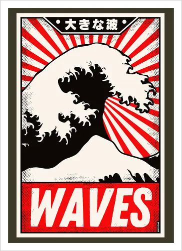 Retro Waves Vintage Poster