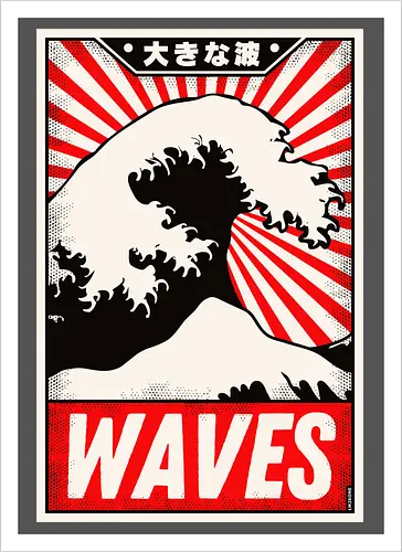 Retro Waves Vintage Poster