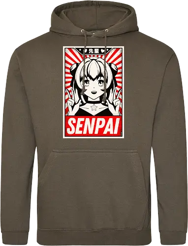 Retro Senpai Vintage Poster
