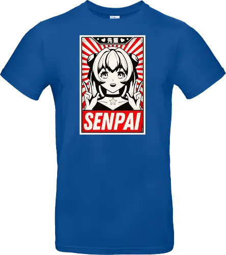 Retro Senpai Vintage Poster