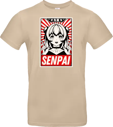 Retro Senpai Vintage Poster