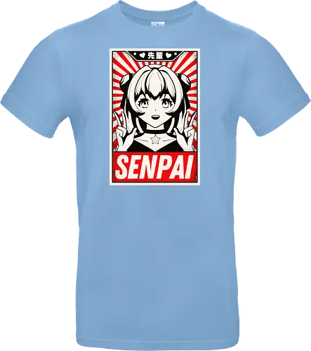 Retro Senpai Vintage Poster