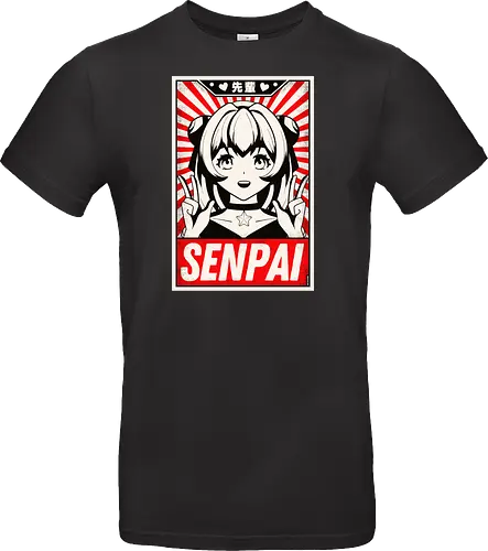 Retro Senpai Vintage Poster