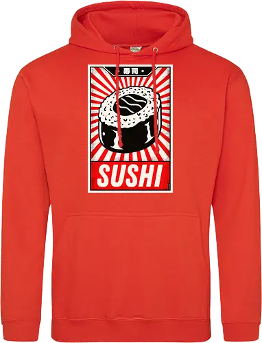 Retro Sushi Vintage Poster