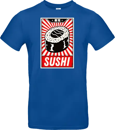 Retro Sushi Vintage Poster