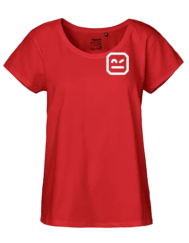 ROBOT FACE DARK - robot framework - Fairtrade Girl Shirt