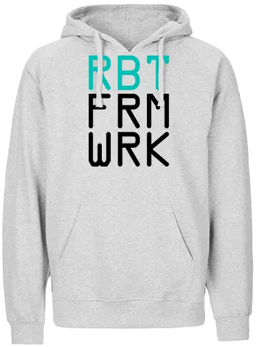 RBTFRMWRK_BRIGHT - robot framework - Fairtrade Hoodie