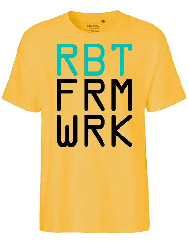 RBTFRMWRK_BRIGHT - robot framework - Fairtrade T-Shirt