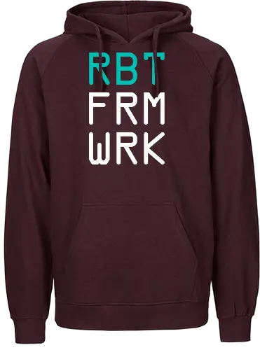 RBTFRMWRK_DARK - robot framework - Fairtrade Hoodie