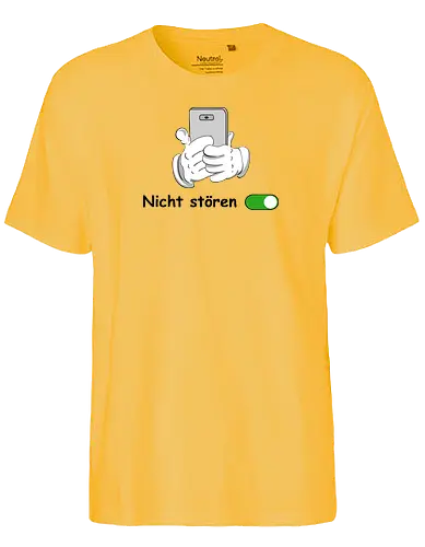 Caricatura Sommerakademie - Nicht stören hell - caricatura, Caricatura Sommerakademie - Fairtrade T-Shirt