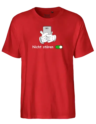 Caricatura Sommerakademie - Nicht stören dunkel - caricatura, Caricatura Sommerakademie - Fairtrade T-Shirt