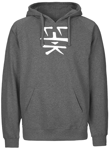 flower. - white - L!aW, look a whale - Fairtrade Hoodie