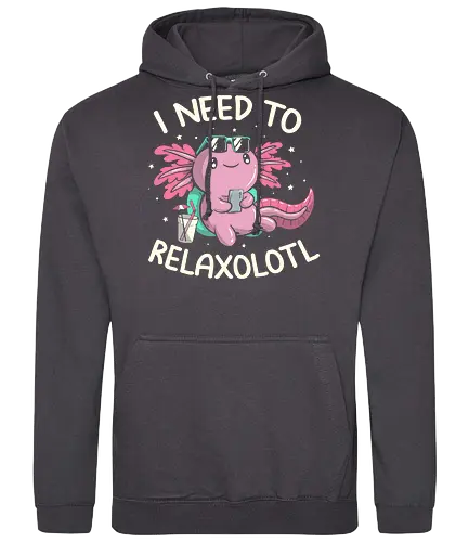 I Need to Relaxalotl - Axolotl, relax, cute - Standard Hoodie