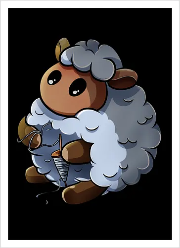 Spinnendes Schaf