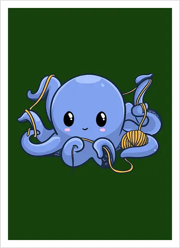 Wickelnder Oktopus