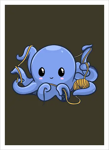 Wickelnder Oktopus
