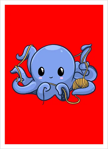 Wickelnder Oktopus