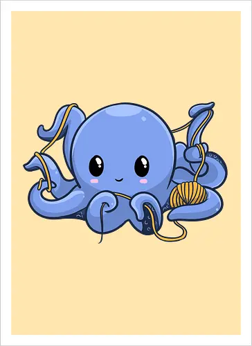 Wickelnder Oktopus