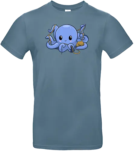 Wickelnder Oktopus - häkeln, stricken, handarbeit, verdrehte masche - Standard T-Shirt