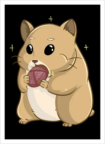 Hamsternder Hamster