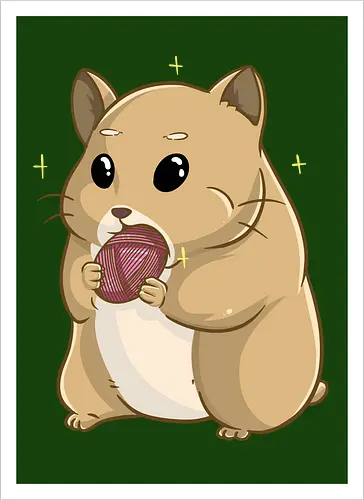 Hamsternder Hamster