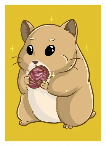 Hamsternder Hamster