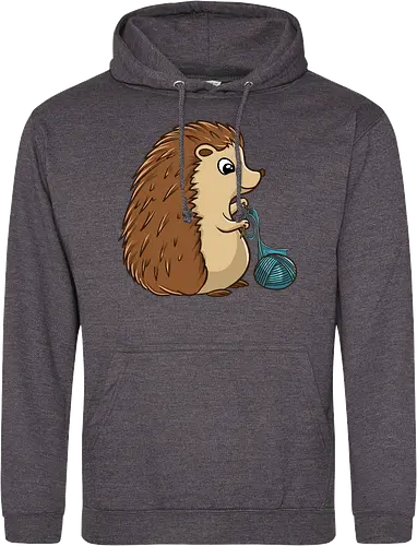 Strickender Igel