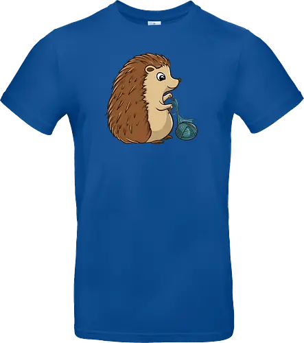 Strickender Igel