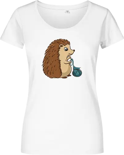 Strickender Igel