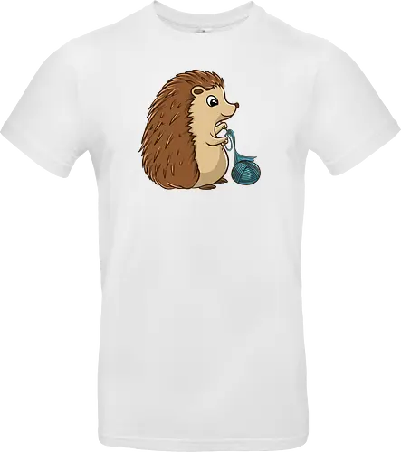 Strickender Igel
