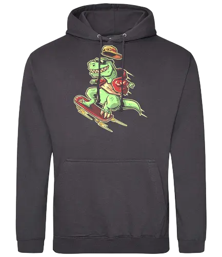 T Rad - dinosaur, t-rex, tyrannosaurus, rad, cool, skater - Standard Hoodie