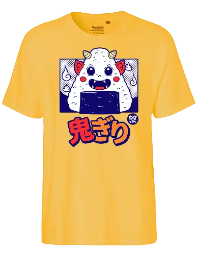 Oni Giri - Japanese food, oni, demon, onigiri, food, japan - Fairtrade T-Shirt