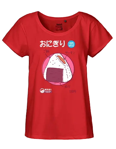 Onigiri With Salmon - Japanese food, onigiri, sushi, reis, japan - Fairtrade Girl Shirt