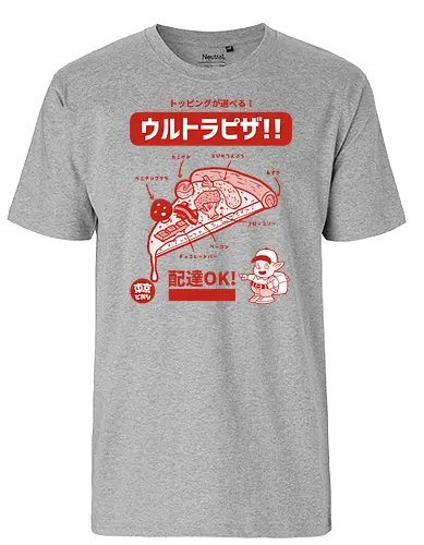 Ultra Pizza Toppings - pizza, japan, food, junkfood - Fairtrade T-Shirt