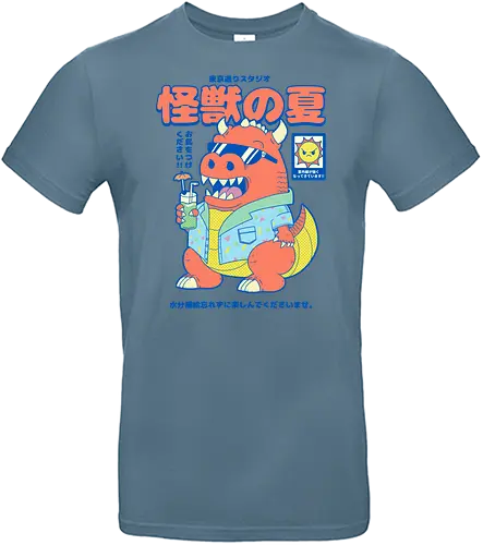 Kaiju's Summer - monster, japan, party, dragon - Standard T-Shirt