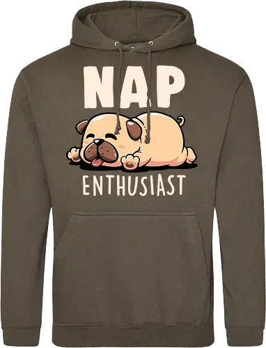 Nap Enthusiast - Funny Cute Lazy Pug Dog Gift