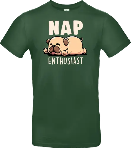 Nap Enthusiast - Funny Cute Lazy Pug Dog Gift