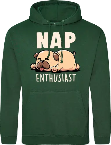 Nap Enthusiast - Funny Cute Lazy Pug Dog Gift