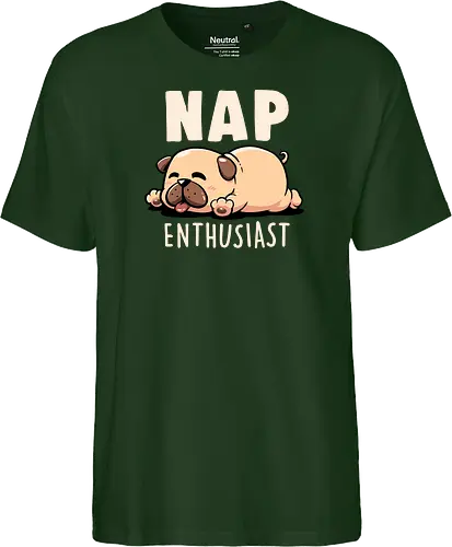 Nap Enthusiast - Funny Cute Lazy Pug Dog Gift