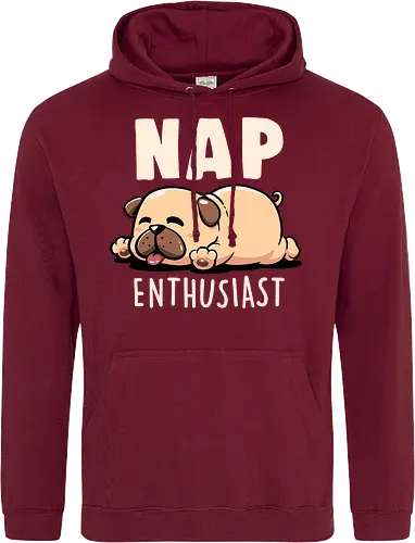 Nap Enthusiast - Funny Cute Lazy Pug Dog Gift