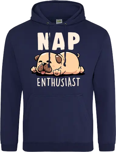 Nap Enthusiast - Funny Cute Lazy Pug Dog Gift