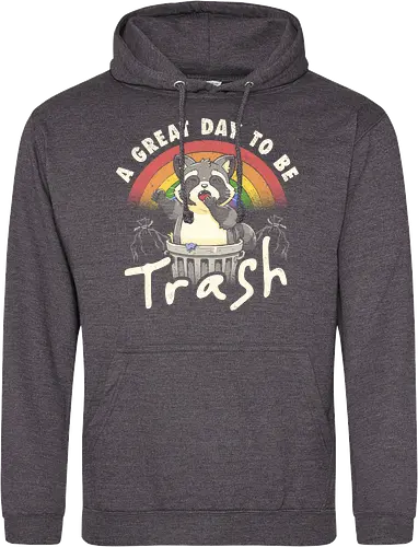 A Great Day To Be Trash - Funny Cute Lazy Raccoon Gift