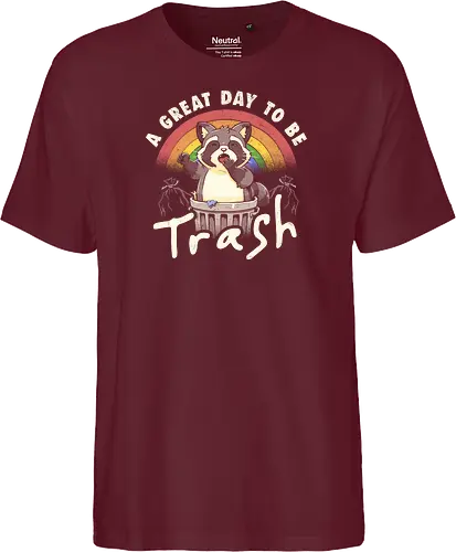 A Great Day To Be Trash - Funny Cute Lazy Raccoon Gift