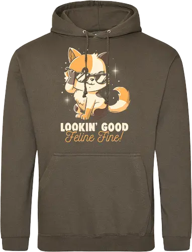 Feline Fine - Funny Cute Cat Sarcasm Gift