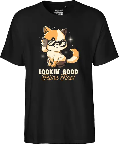 Feline Fine - Funny Cute Cat Sarcasm Gift