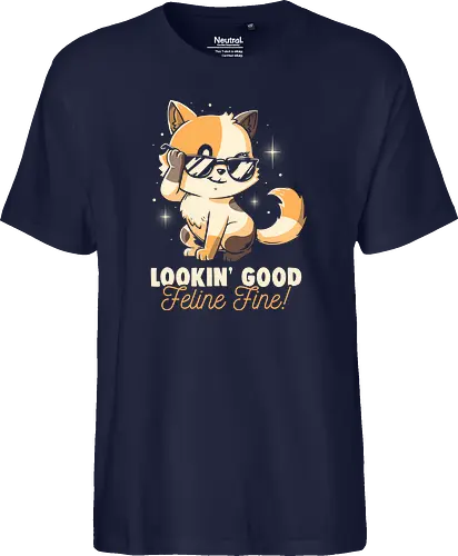 Feline Fine - Funny Cute Cat Sarcasm Gift
